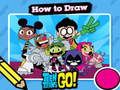Spel Warm om Teen Titans te teken! aanlyn