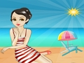 Spel Beach Girl DressUp aanlyn