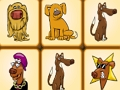 Spel Mahjong honde  aanlyn