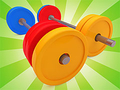 Spel Barbell Sorteer legkaart  aanlyn