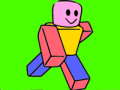 Spel Terug Skool toe Noob Kleurboek  aanlyn