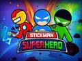 Spel Stickman Super Hero aanlyn