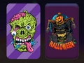 Spel Halloween Monsters geheue  aanlyn