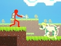 Spel Red Stickman vs Monster School 2 aanlyn