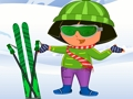 Spel Dora Ski Dress Up aanlyn