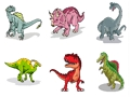 Spel Dinosourus kaarte  aanlyn