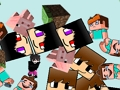 Spel Minecraft raak  aanlyn