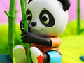 Spel Inkleurboek: Twee pandas  aanlyn
