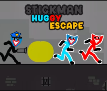 Spel Stickman Huggy Escape aanlyn