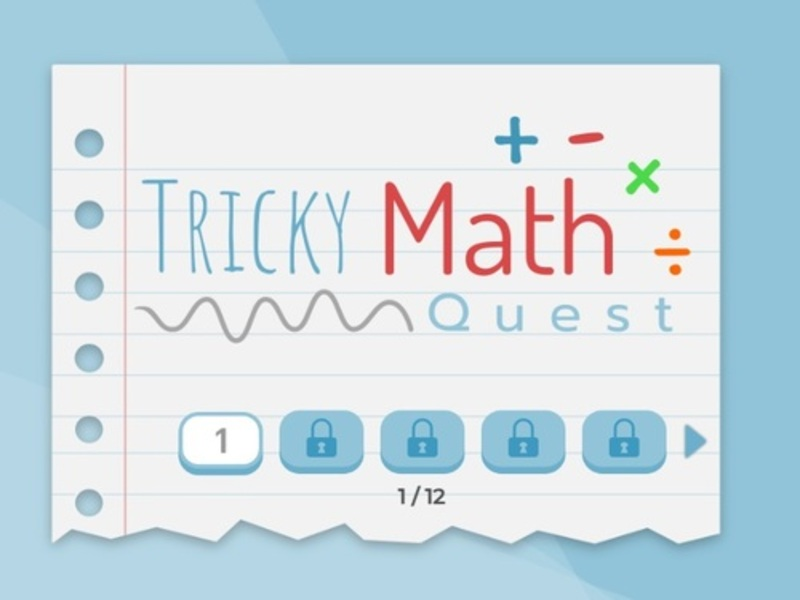 Spel Tricky Math Quest aanlyn