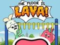 Spel Appel en uie vloer is Lava  aanlyn