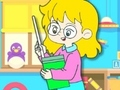 Spel Inkleurboek: Juffrou  aanlyn