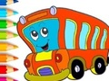 Spel Inkleurboek: Bus  aanlyn