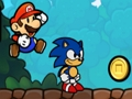 Spel Super Mario en Sonic  aanlyn