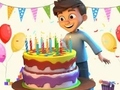 Spel Inkleurboek: Verjaarsdagpartytjie  aanlyn