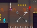 Spel Rooi en Blou Stickman 2  aanlyn