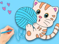 Spel Inkleurboek: Oulike kat  aanlyn