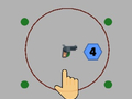 Spel Skiet en bons!  aanlyn