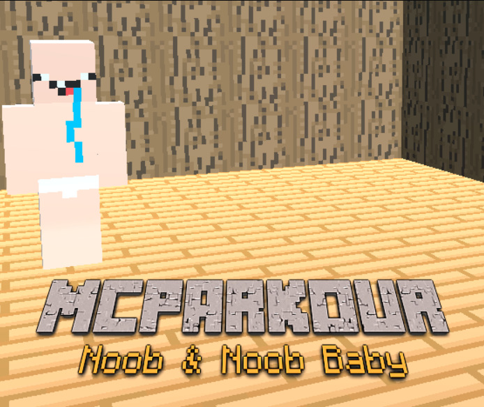 Spel MC Parkour Noob en Noob Baby aanlyn