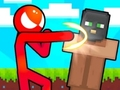 Spel Stickman vs Villager: Save the Girl aanlyn