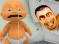 Spel Skibidi Toilet legkaarte  aanlyn