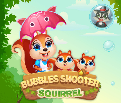 Spel Bubbles Shooter Eekhoring  aanlyn