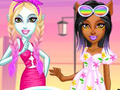 Spel Monster Meisies Somervakansie  aanlyn