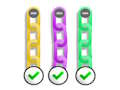 Spel Ketting kleur sorteer  aanlyn