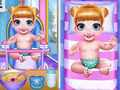 Spel Tweeling Heerlike Badtyd  aanlyn