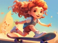 Spel Inkleurboek: Ry skaatsplank  aanlyn