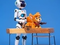 Spel Inkleurboek: Robot En Hond  aanlyn