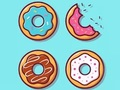 Spel Inkleurboek: Donuts  aanlyn