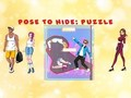 Spel Pose om legkaart te versteek  aanlyn