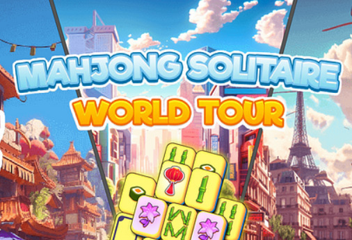 Spel Mahjong Solitaire: Wêreldtoer  aanlyn
