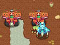 Spel Blou ruiter: neon aanlyn