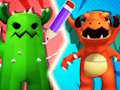Spel Monster Slag: Tekening  aanlyn