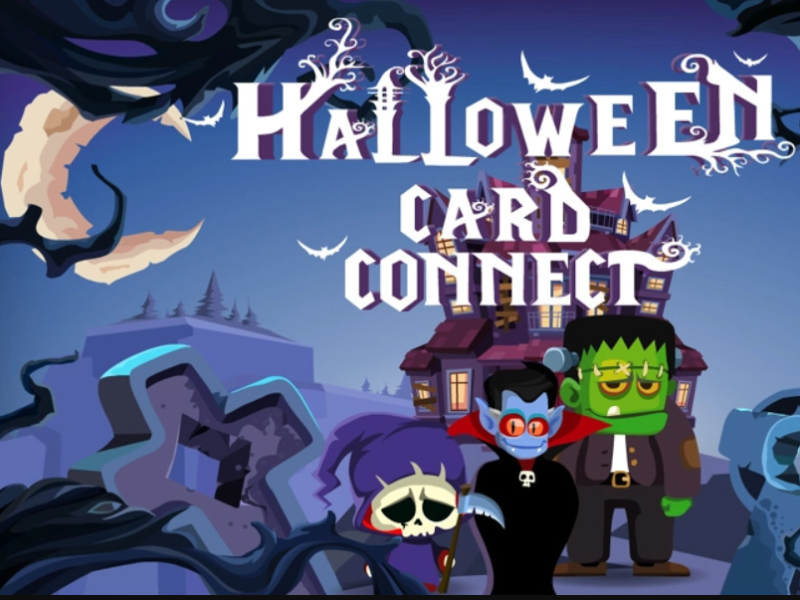 Spel Halloween-verbindingskaarte  aanlyn