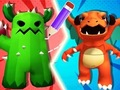 Spel Slag van Monster: Tekening  aanlyn