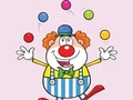 Spel Inkleurboek: Clown  aanlyn