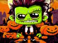 Spel Franky & Vampire Halloween legkaart  aanlyn