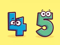 Spel Inkleurboek: Nommer 4-5  aanlyn