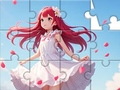Spel Legkaart: Wit Rok Meisie  aanlyn