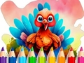 Spel Inkleurboek: Gelukkige danksegging  aanlyn
