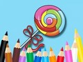 Spel Inkleurboek: Lollipop  aanlyn
