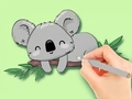 Spel Inkleurboek: Twee Koalas  aanlyn