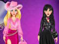 Spel Fashion Battle Pienk vs Swart  aanlyn