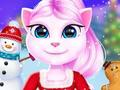 Spel Katmeisie Kersfees Dekor Game  aanlyn