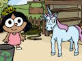 Spel Betty & the Yeti's Unicorn-speletjie  aanlyn