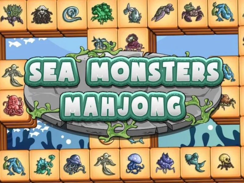 Spel Seemonsters Mahjong  aanlyn
