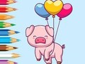 Spel Inkleurboek: Ballonvark  aanlyn